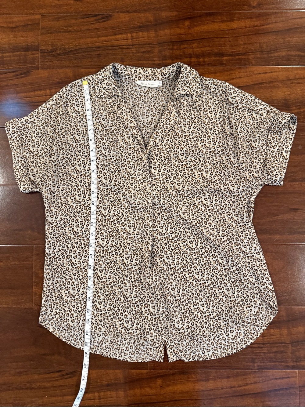 Leopard print blouse